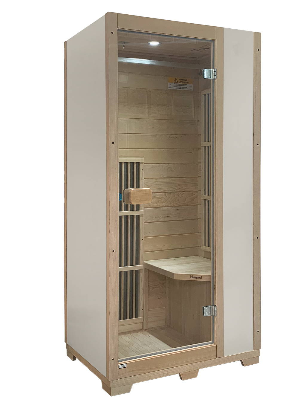 Blisspod | Vienna | Far Infrared Sauna | Canadian Hemlock Wood | Low EMF | 1 Person