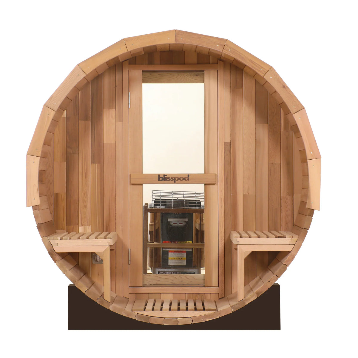 Blisspod Prague | Sauna tonneau extérieur avec porche | 2 à 4 ou 4 à 6 personnes