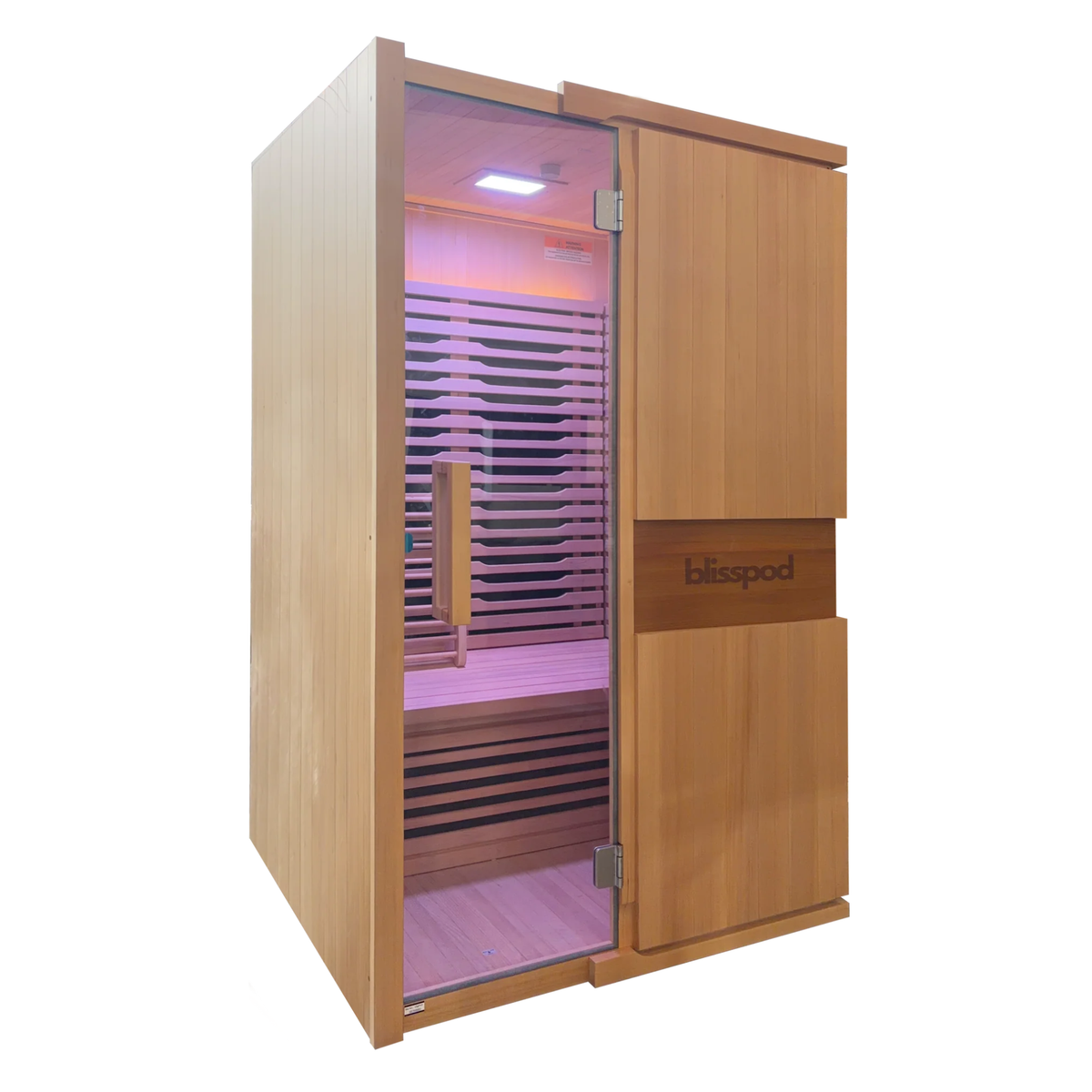 Blisspod Milano | Sauna infrarouge à spectre complet | Jusqu’à 2 personnes