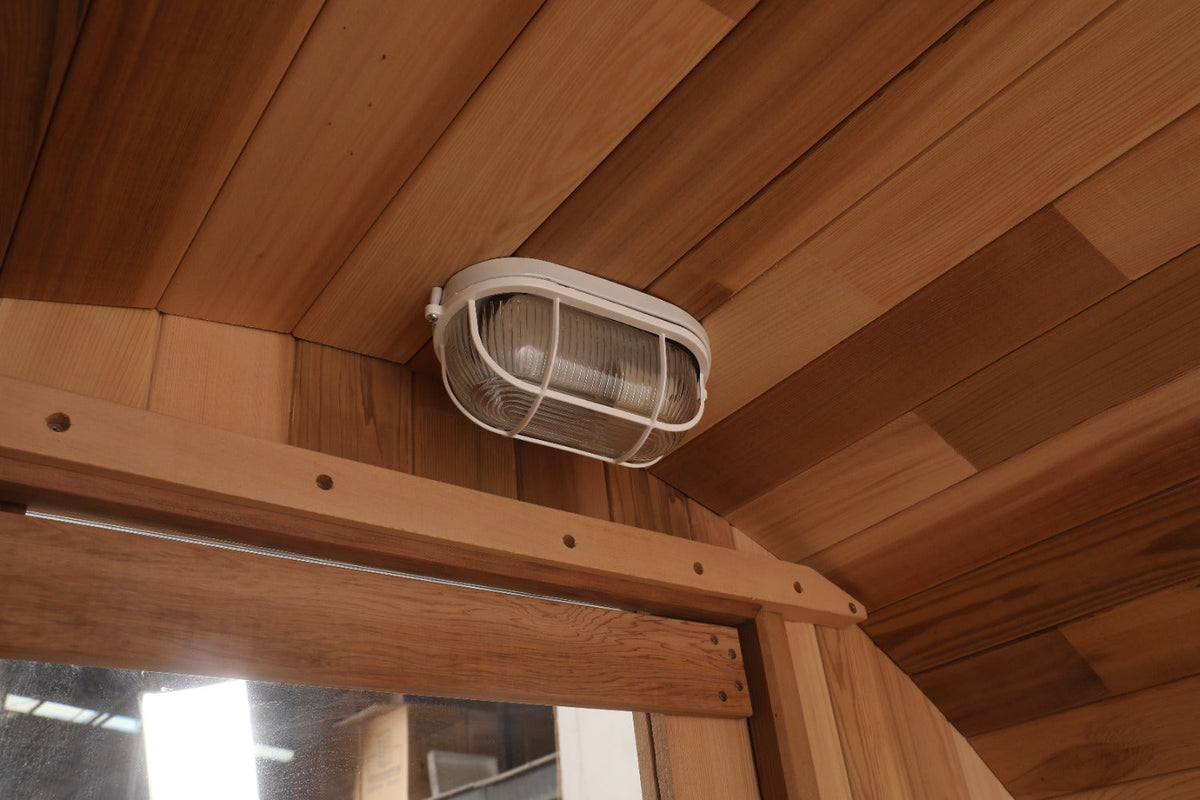 Blisspod Prague | Sauna tonneau extérieur en cèdre rouge | 4 à 6 personnes